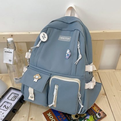 New Cute Backpack (Blue)