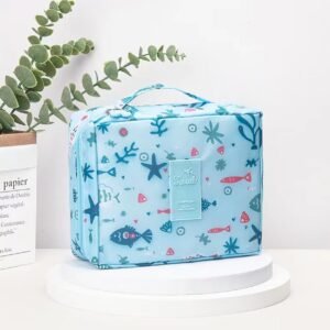 Makeup Organizer Bag- Sky Blue