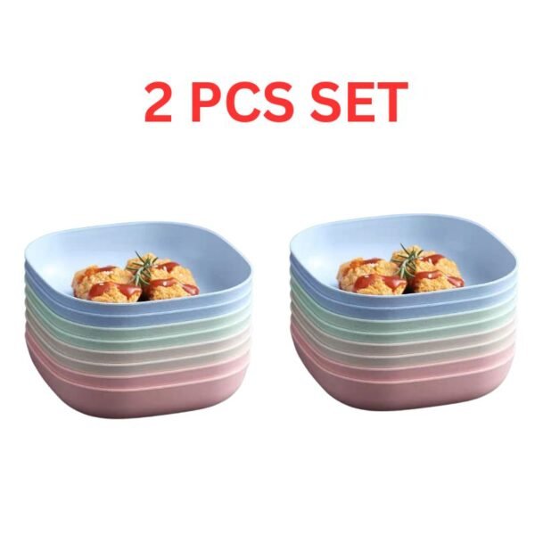10 Pcs Multi-Function Plate Set with Stand (2 PCS SET)