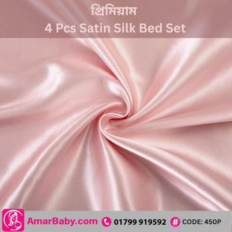 8 Pcs Satin Silk Bed Set- 2 SET - Image 2