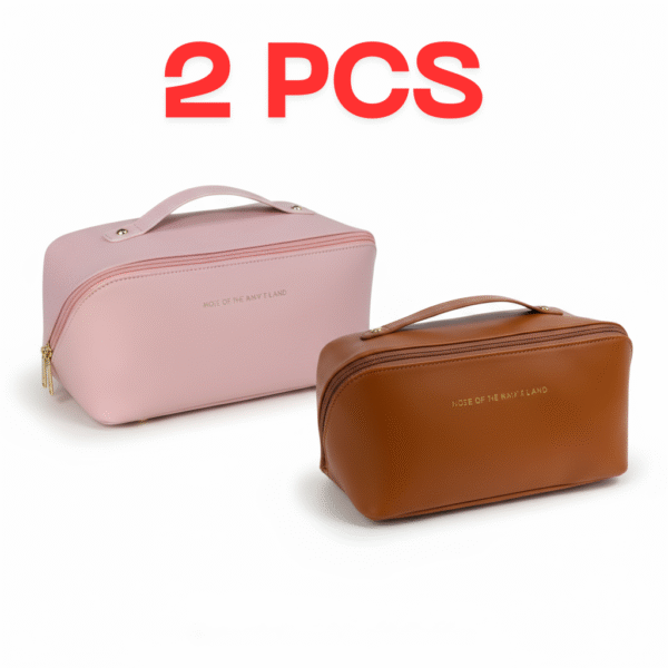 2 PCS Stylish Makeup Organizer Bag