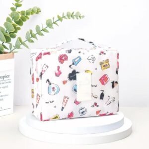 Makeup Organizer Bag - White