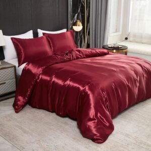 Satin Silk লেপ / Comforter / Duvet Cover - Red