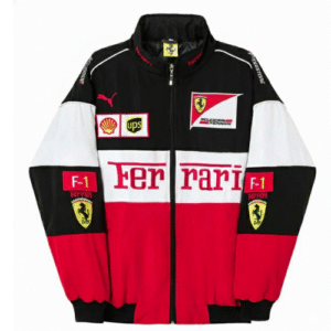 L Size - Ferrari Racing Jacket Tri-Color