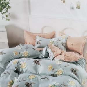 Printed Designs Cotton Bedding 6 PCS Sets