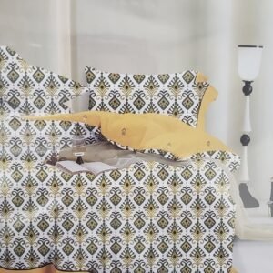 Printed Designs Cotton Bedding 4 Pcs Sets
