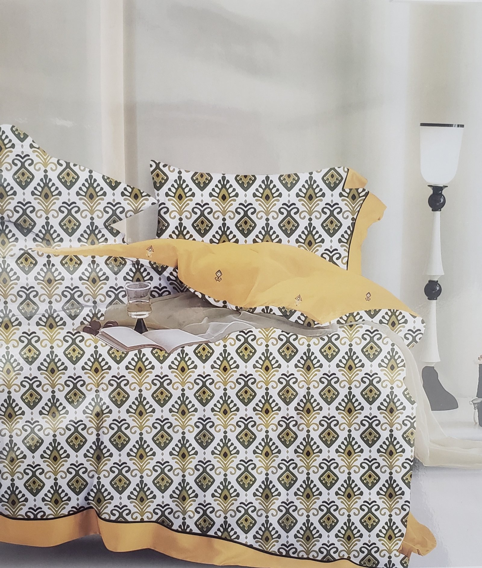 Printed Designs Cotton Bedding 4 Pcs Sets